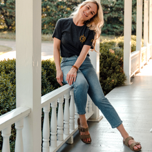 Load image into Gallery viewer, Sun/Compass Logo Tee (Dark Gray Heather)