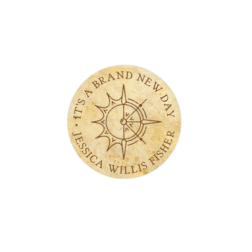 Sun/Compass Sticker